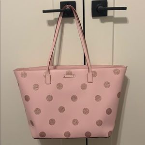 Pink Polka Dot Kate Spade Tote